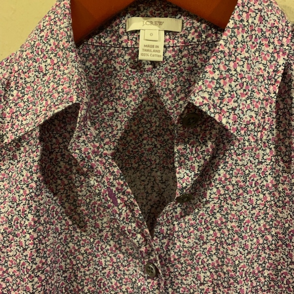 JCREW J. Crew Liberty Print Shirt Women's Size 0 - Picture 2 of 5